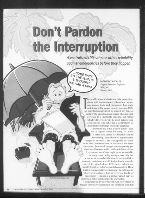 Koch, Centralized Backup Power — Consulting-Specifying Engineer, April 2002